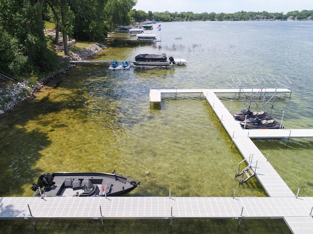 1321 Darling Dr NW, Alexandria, MN 56308 - dock area with a water view