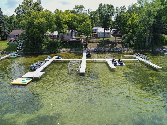 1321 Darling Dr NW, Alexandria, MN 56308 - view of dock featuring a water view