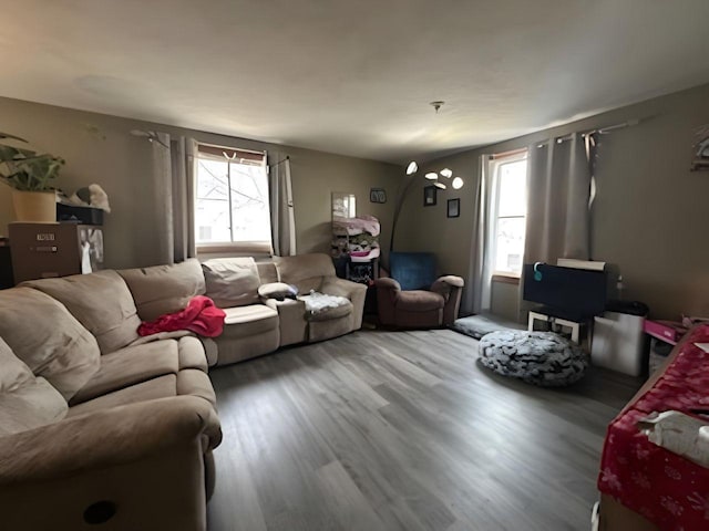 208 Dugan St S, Welcome, MN 56181 - living area with wood finished floors