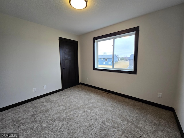 602 Warren St, Janesville, MN 56048 - unfurnished bedroom with baseboards, carpet floors, a textured ceiling, and a closet