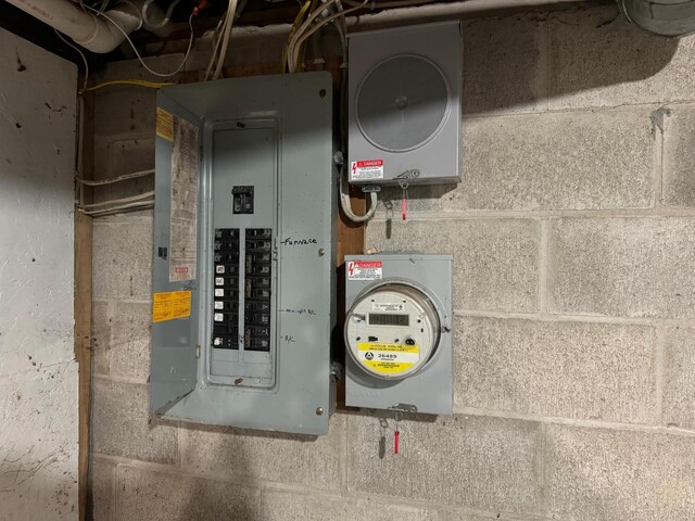 utilities with electric panel