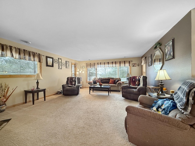 4886 Feelinrite Ln NW, Eckles Twp, MN 56601 - view of carpeted living room