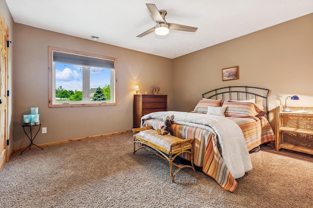 17623 Grist Ct SW, Prior Lake, MN 55372 - carpeted bedroom with baseboards and a ceiling fan