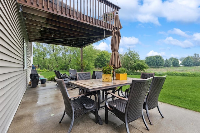 17623 Grist Ct SW, Prior Lake, MN 55372 - view of patio with outdoor dining space
