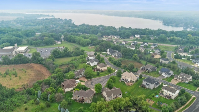 17623 Grist Ct SW, Prior Lake, MN 55372 - aerial view of residential area with a nearby body of water