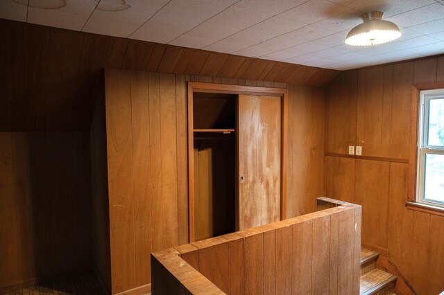 interior space featuring a sauna