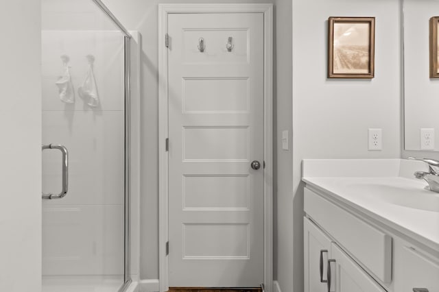 4025 River Valley Way, Eagan, MN 55122 - bathroom with a stall shower and vanity