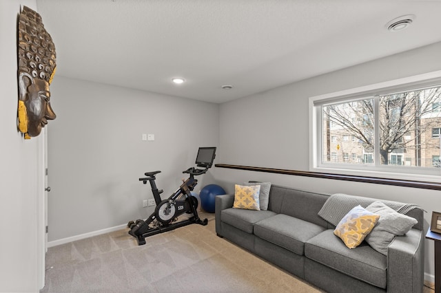 4025 River Valley Way, Eagan, MN 55122 - exercise area featuring carpet flooring, baseboards, and recessed lighting