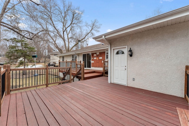 view of deck