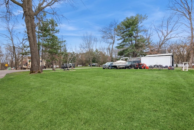 view of yard