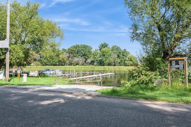 view of road