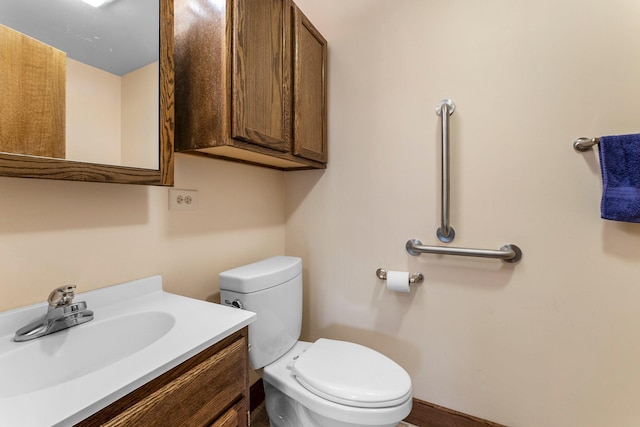 100 Stark Rd, Harris, MN 55032 - bathroom with toilet and vanity