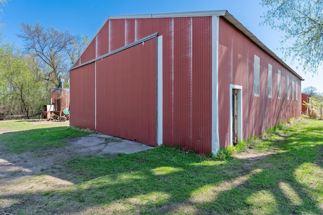 100 Stark Rd, Harris, MN 55032 - view of pole building featuring a yard
