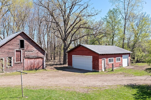 100 Stark Rd, Harris, MN 55032 - view of detached garage