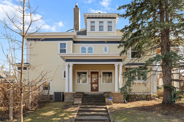 1767 Fremont Ave S, Minneapolis, MN 55403 - view of front of home featuring a chimney and a shingled roof