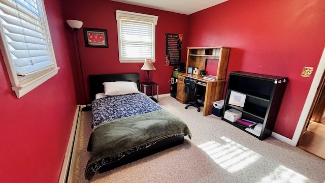 350 Lakehill Dr, Worthington, MN 56187 - bedroom with carpet floors and baseboards