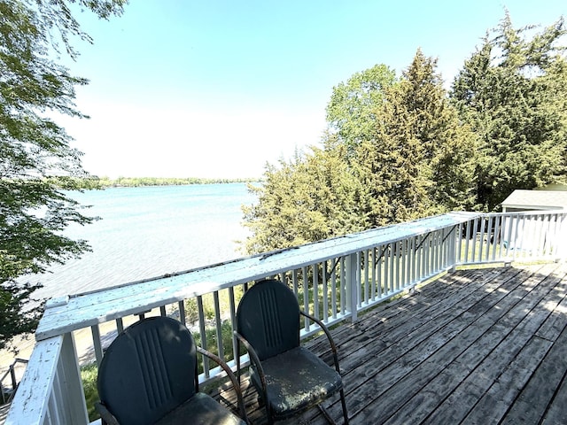 27447 742nd Ave, Dassel Twp, MN 55325 - deck featuring a water view