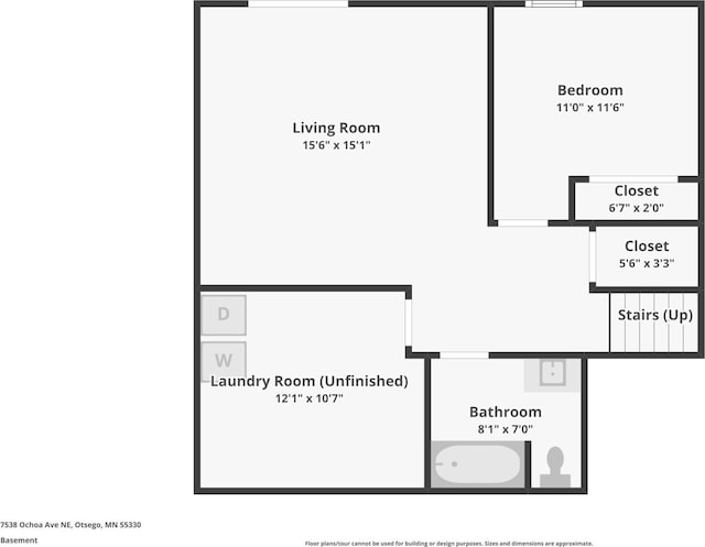 7538 Ochoa Ave NE, Otsego, MN 55330 - home floor plan