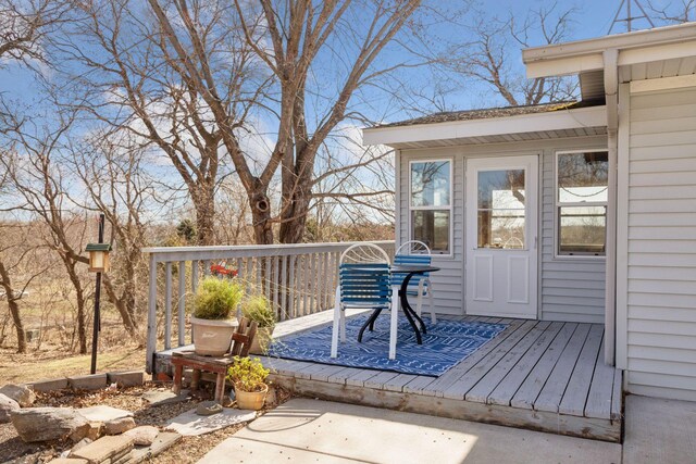 828 143rd St, Garfield Twp, WI 54001 - view of deck