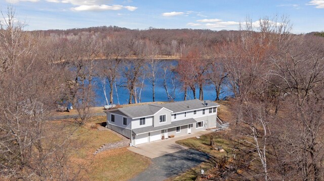 828 143rd St, Garfield Twp, WI 54001 - view from above of property featuring a forest
