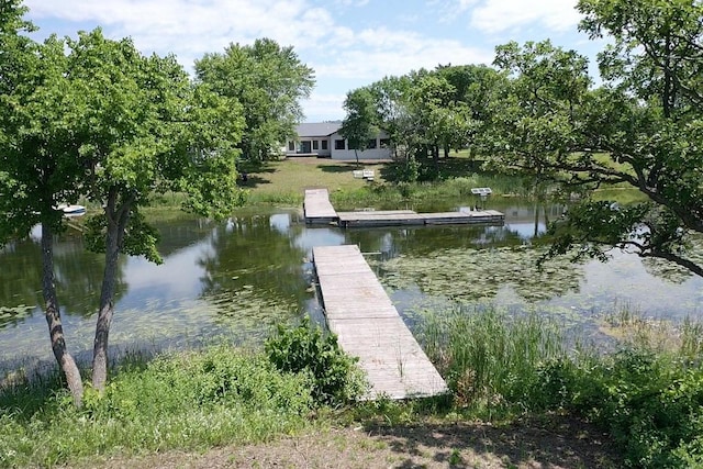 123 River View Rd, Ottertail, MN 56571 - dock area featuring a water view