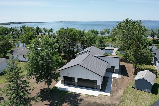 123 River View Rd, Ottertail, MN 56571 - aerial view of property and surrounding area with a large body of water