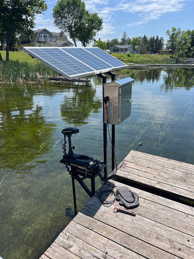123 River View Rd, Ottertail, MN 56571 - dock with a water view