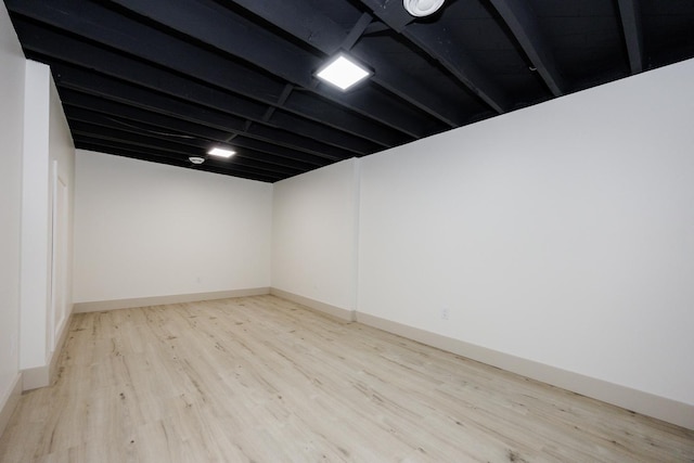 123 River View Rd, Ottertail, MN 56571 - finished basement with wood finished floors and baseboards