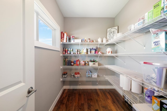view of pantry