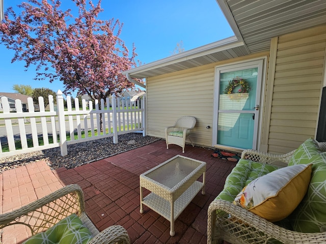 1065 Blackbird Trl SW Unit 8, Hutchinson, MN 55350 - view of patio with fence