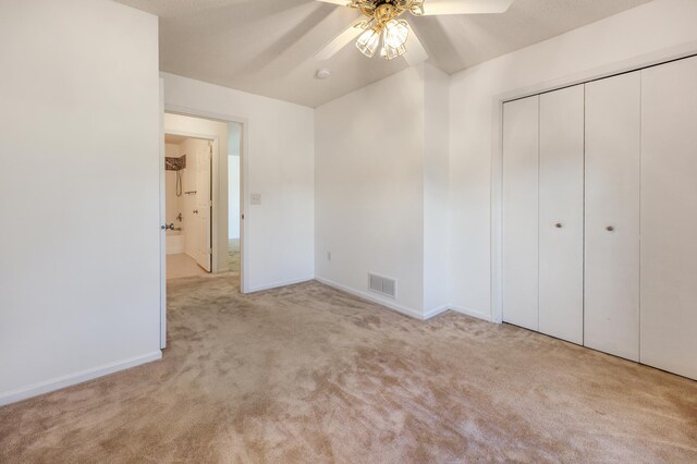 1065 Blackbird Trl SW Unit 8, Hutchinson, MN 55350 - unfurnished bedroom with carpet floors, baseboards, a closet, and ceiling fan