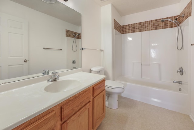1065 Blackbird Trl SW Unit 8, Hutchinson, MN 55350 - full bathroom featuring toilet, shower / tub combination, vanity, and tile patterned floors