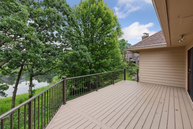 11765 177th St W, Lakeville, MN 55044 - wooden terrace featuring a water view