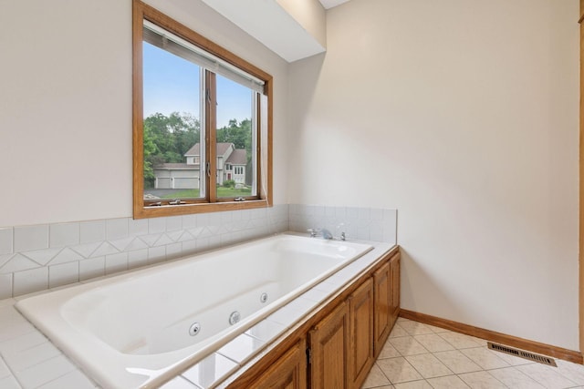 11765 177th St W, Lakeville, MN 55044 - full bath featuring a tub with jets and tile patterned floors