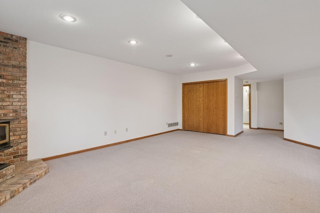 11765 177th St W, Lakeville, MN 55044 - unfurnished living room with light colored carpet and recessed lighting
