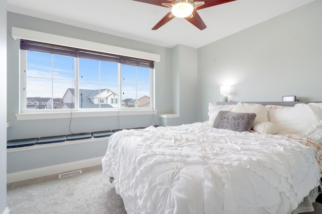 20024 Fern Glen Ln N, Forest Lake, MN 55025 - carpeted bedroom featuring baseboards and a ceiling fan