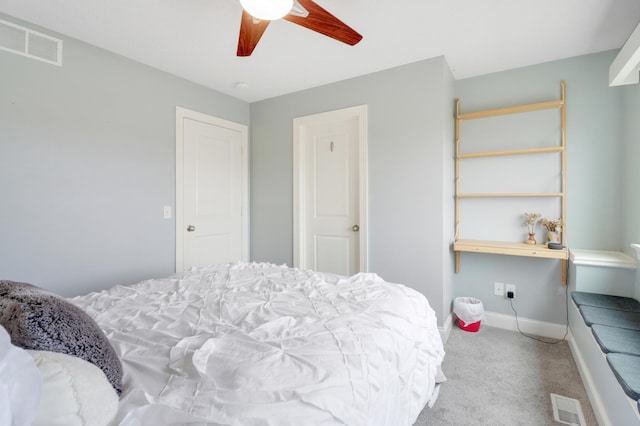 20024 Fern Glen Ln N, Forest Lake, MN 55025 - carpeted bedroom featuring baseboards and a ceiling fan