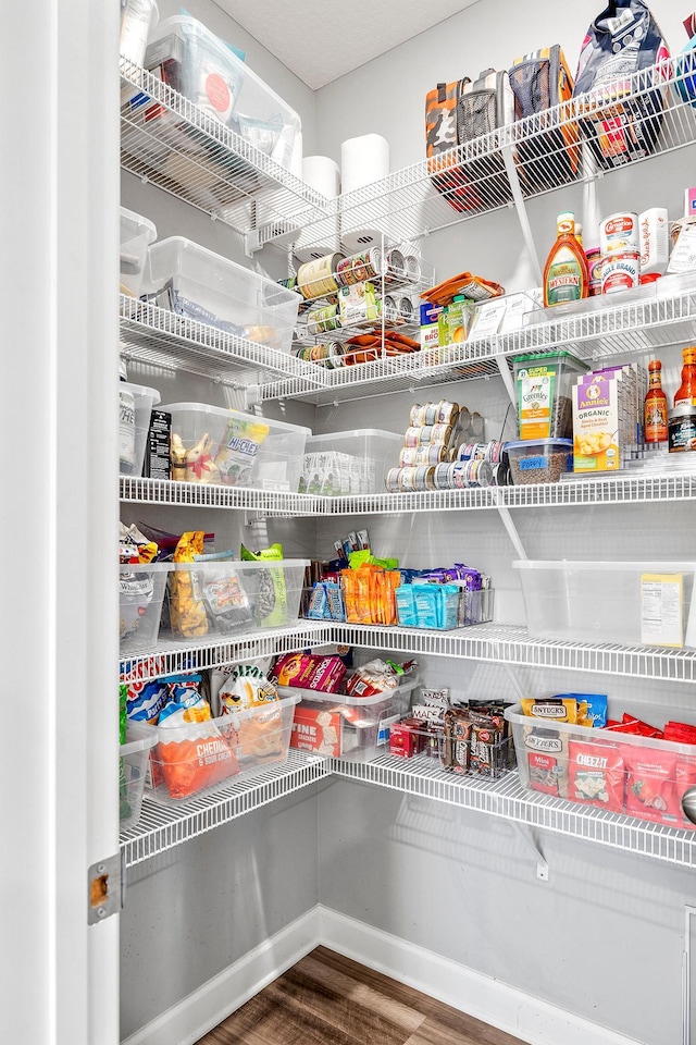 view of pantry