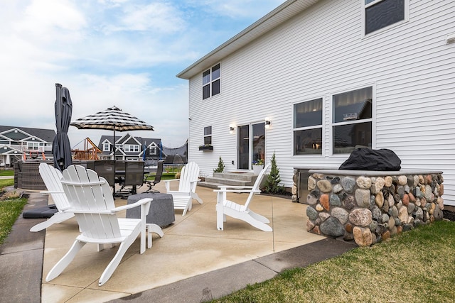 view of patio / terrace with outdoor dining space
