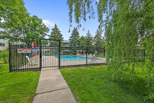 120 Demont Ave E Unit 103, Little Canada, MN 55117 - community pool featuring a gate