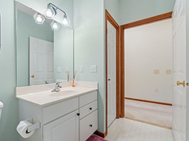 9323 Kimberly Ln N, Maple Grove, MN 55311 - bathroom with vanity and tile patterned floors