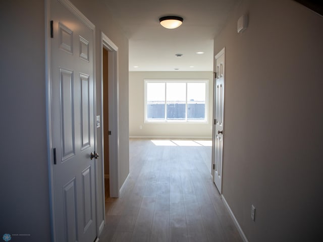 861 2nd Ave, Horace, ND 58047 - hall featuring baseboards, light wood finished floors, and recessed lighting