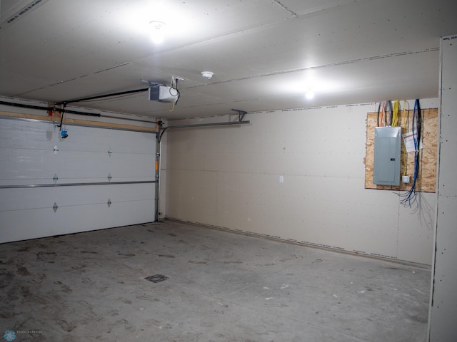 861 2nd Ave, Horace, ND 58047 - garage with electric panel and a garage door opener
