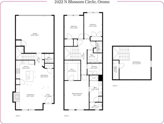 2422 Blossom Cir, Orono, MN 55356 - home floor plan