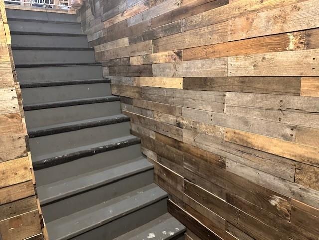 view of stairway