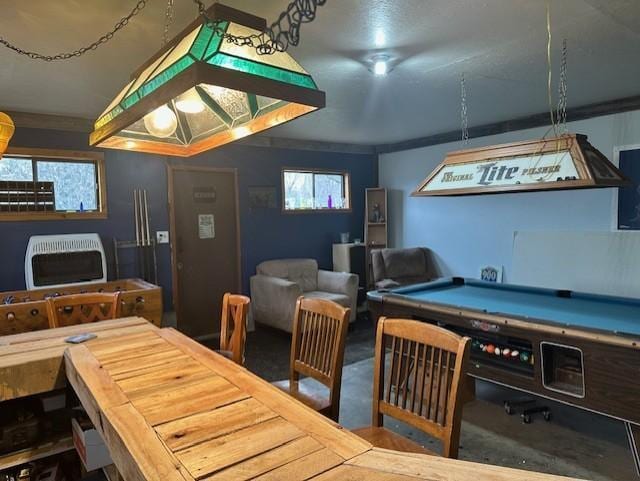 game room featuring billiards