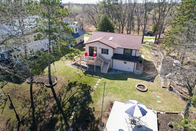 45257 Jack Pine Dr, Perham Twp, MN 56573 - aerial view of property and surrounding area