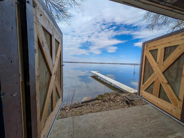 45257 Jack Pine Dr, Perham Twp, MN 56573 - dock area featuring a water view