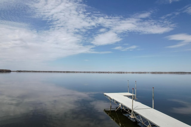 45257 Jack Pine Dr, Perham Twp, MN 56573 - dock area featuring a water view
