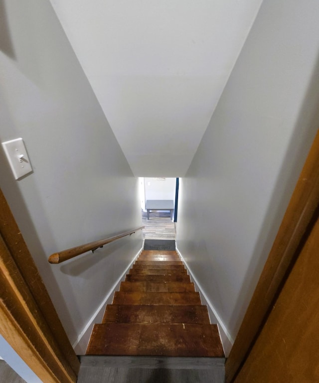 719 49th Ave NE, Columbia Heights, MN 55421 - stairs featuring wood finished floors